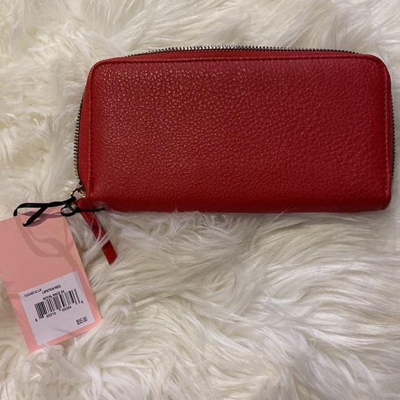 Juicy Couture Lipstick Red Royal Race Wallet Card Carrier  NWT - Picture 4 of 6
